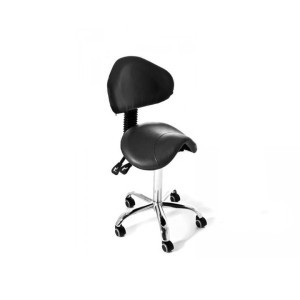 Kwadron Ergonomic Stool - 44 cm with Backrest