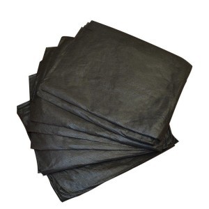 Black disposable stretcher covers (10 units)