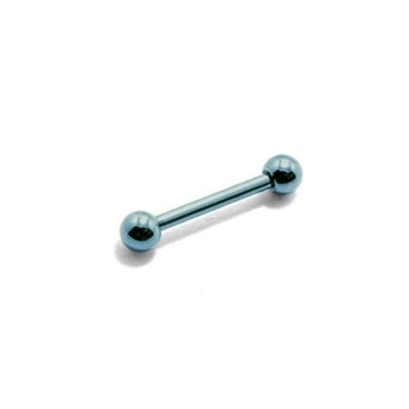 Titanium barbell with balls