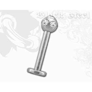 Multistone labret 1.2 mm.