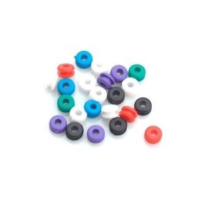 100 colored grommets