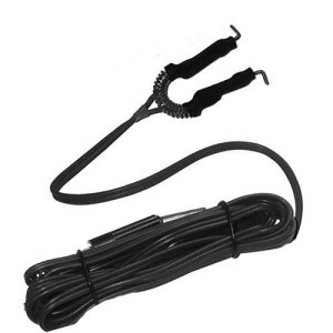 Clip cord silicone gel Black