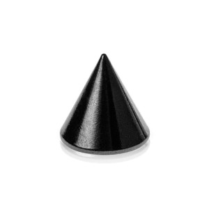 Black line cones with internal thread