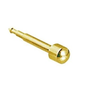 Gold regular button