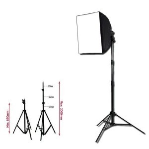 LIGHT STAND - SOFT BOX - Light display with foot - 2 units