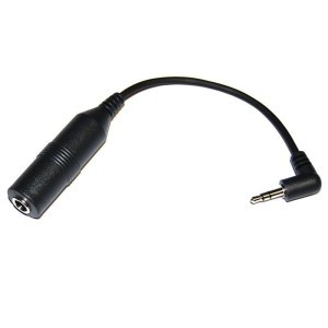 Mini Jack to conventional Jack adapter cable