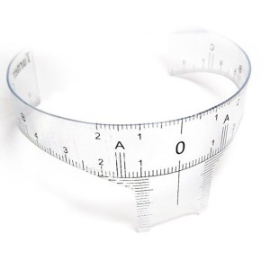 Ruler for eyebrow design