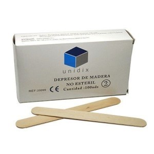 Non Sterile Wooden Depressors - 100 units