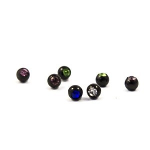 Balls With Jewelery Black line 1.2 mm